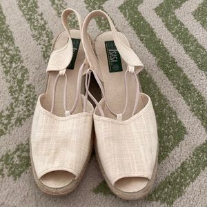 Spanish linen espadrilles